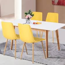Wrought Studio Celinda Upholstered Dining Chair Wayfair Ca In 2020 Dining Chairs Yellow Dining Chairs Yellow Dining Room