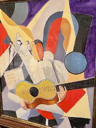 Goodreads book reviews & recommendations. Bela De Kristo Art Deco Cubist Oil On Canvas Man Playing Guitar For Sale At 1stdibs