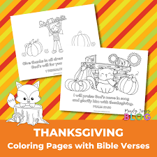Plus, it's an easy way to celebrate each season or special holidays. Thanksgiving Coloring Pages With Bible Verses Free Printables For Kids