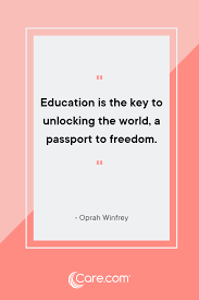 Education is the key to success in life, and teachers make a lasting impact in the lives of their. 18 Back To School Quotes To Inspire Kids On Their First Day Care Com