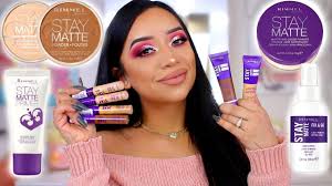 Testing Out Rimmel Londons Stay Matte Line Hit Or Miss Drugstore Makeup Ohmglashes