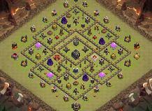Epic town hall 9 war base 2020! Th9 Anti 3 Star Th9 War Base Base By Vinicius Andrade Clash Of Clans