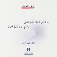 من اجمل ابيات الشعر لـ الشريف الرضي عالم الأدب Words Quotes Islamic Inspirational Quotes Wisdom Quotes