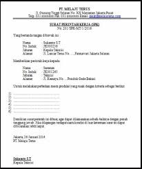 Contoh surat lamaran kerja yang baik & benar. Contoh Surat Perintah Kerja Spk Yang Baik Dan Benar Contoh Surat