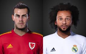 Gareth frank bale is a welsh professional footballer who plays as a winger for la liga club real madrid and the wales national team. Pes 2021 Faces Gareth Bale Marcelo By Lr7 Pesnewupdate Com Free Download Latest Pro Evolution Soccer Patch Updates