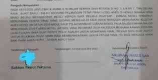 Cara semak saman polis trafik guna sms. Hotel Buat Laporan Polis Dikaitkan Tuduhan Palsu Ke Atas Speaker Dun Melaka