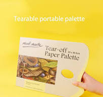 Tear-off Paper Palette Disposable Palette Paper Painting Pad Art