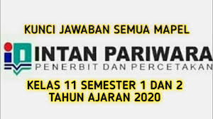Kunci Jawaban Buku Lks Kelas 11 Intan Pariwara Semester 1 2 Youtube