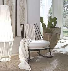 Amazon's choice for upholstered dining bench. Rocking Armchair In Iron Seat Padded With 2 Density Rubber Idfdesign