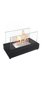 Bio ethanol fuel is derived either from waste or from natural 'green' resources. Rectangle Tabletop Bio Ethanol Fireplace Indoor Outdoor Fire Pit Portable Fire Bowl Pot Fireplace In Black Realistic Burning Amazon Co Uk Diy Tools