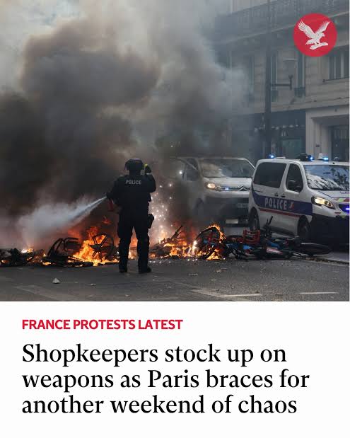 Gun shops had seen a rise in demand for “pepper-gel” self-defence weapons from shopkeepers desperate to protect their stores from looting