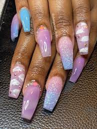 Medium Freestyle Sugar Acrylic Sparkly Acrylic Nails Cute Acrylic Nail Designs Nail Art Wedding