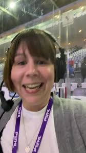 Right in The Announcer Booth with The Girls