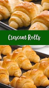 When You Want Fluffy Tender Flavorful Dinner Rolls That Aren T Too Hard To Make This Is The Recipe For You Easy Crossant Recipes Recipes Best Bread Recipe