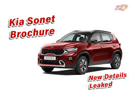 Kia Sonet Unofficial Brochure Reveal In India