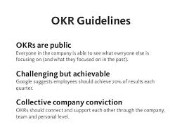Image Result For Okr Examples