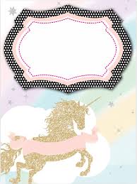 Unicorn Birthday Invitation Card Template Free Unicorn Invitation Template Unicorn Invitations Birthday Invitation Card Template Unicorn Party Invites