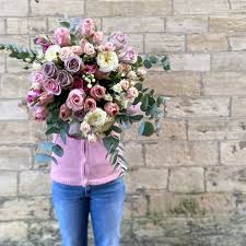The most common big bouquet of flowers material is silk. Pastel Sorbet Showstopper Kate Mell Flowers