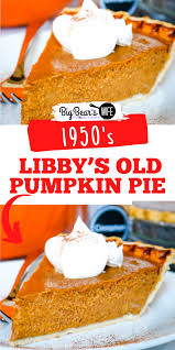 Cool on wire rack for 2 hours. 1950s Libby S Old Pumpkin Pie Big Bear S Wife Vintage Pumpkin Pie