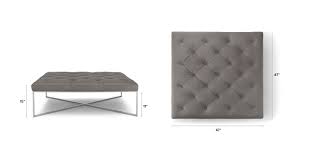 Tablet Lichen Gray Square Ottoman Ottomans Article Modern Mid Century And Scandinavian Furniture Ottoman Modern Ottoman Upholstered Ottoman