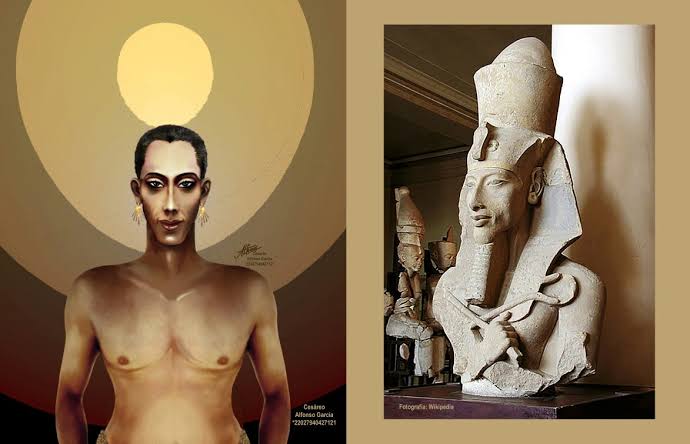 Ajenatón (Akenatón, Akhenatón) reconstrucción artística - Amigos de la  Egiptología