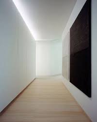 Corridor Lighting With Indirect Cove Lighting I Like The Matching Reveal At The Floor Minimal House Design Corridor Lighting Cove Lighting