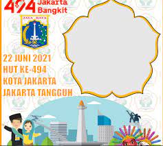 Konser virtual bertajuk konser amal virtual #dirumahaje akan digelar pada minggu 21 juni pukul 16.00 wib dan bisa disaksikan dengan live streaming. 30 Twibbon Ucapan Selamat Hut Dki Jakarta 2021 Download Link Gratis Bingkai Foto Ada Gambar Dan Poster Seputar Lampung