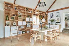 Dining Room And Library Fitted Furniture Neville Johnson Built In Shelves Living Room Fitted Furniture Dining Room Storage