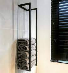 tlf interieurs handdoekenrek mat zwart badkamer badkamerdecoratie badkamerideeen