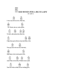 Red Roses For A Blue Lady Ukulele Songs Lyrics And Chords Guitar Songs