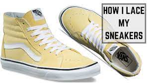 Maybe you would like to learn more about one of these? Perfectly Lace Your Sneakers Mens Sk8 Hi Vans Josh Daley Youtube