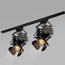 Vintage Track Lighting Fixture Loft Rh Rural Industrial Lift Ceiling Lamp Bar Clothing Retro Absorb Dome Light Without E27 Bulb Vintage Track Lighting Track Light Fixturelighting Track Lighting Aliexpress