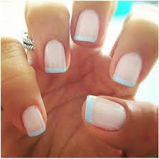 Baby Blue French Tip My Blog
