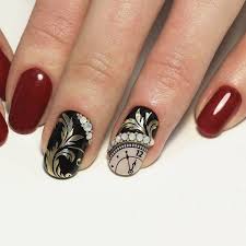 Bright Colors For New Year Nails 2019 Clock Design New Years Nail Designs New Year S Nails New Years Nail Art