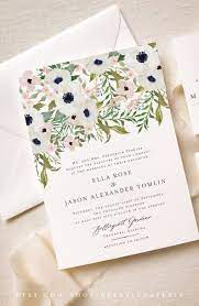 Dreaming Up A Romantic Garden Wedding This Summer Our Anemone Wedding Sample Wedding Invitation Wording Botanical Wedding Invitations Wedding Invitation Sets