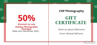 Printable gift certificates for any occasion. 9 Free Holiday Certificate Templates Customize Download Template Net