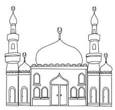Unduh 2.000 gambar masjid kartun & masjid nabawi gratis. Gambar Masjid Hitam Putih Untuk Diwarnai