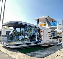 20ft Shipping Modified for Outdoor Shop/Coffee Bar Kiosk Made of Sandwich  Panel Container Homes 40ft Luxury House Prefab Villa