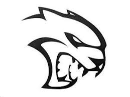 Hellcat Emblem Decal Animal Symbolism Dragon Ball Painting Vector Art