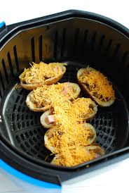 More images for how to make potato skins in air fryer » Loaded Air Fryer Potato Skins Snacking In Sneakers