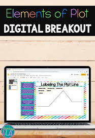 Literary Elements Digital Breakout In 2020 Literary Elements Stem Activities Middle School Middle School Ela Lessons