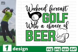 Download Golf With A Chance Of Beer Graphic By Svgocean Creative Fabrica PSD Mockup Templates