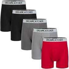 ¿cuáles son los packs boxer hombre más vendidos? Ropa Interior Algodon Elastizado Calzoncillos Ropa Interior Para Hombre De Disenador 3 Pack Negro Y Gris Bulldoggin