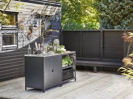 Steel kitchen cupboards , new , free standing. Grillskar Kitchen Sink Unit Cabinet Outdoor Stainless Steel Ikea