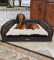 Shop for sofa dog beds in dog beds. This Kirkland Signature Pet Bed Features A Foam Filled Base That Provides Support And Bolstered Back And Arms That Are Perfect Pet Sofa Bed Pet Bed Top Sofas