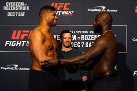 Here's all you need to know about this evening's fight night from las how to watch ufc vegas 5 online and on tv tonight. Ufc On Espn 7 Start Time Who Is Fighting Tonight At Overeem Vs Rozenstruik In Washington Mmamania Com