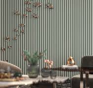 Olive Green Acoustic Slat Wood Wall Paneling, Soundproofing Panels - White  Felt Backing (Coastal Collection)