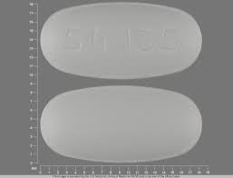 54 135 Pill White Oval 18mm - Pill Identifier