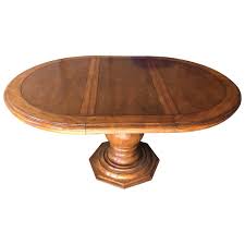 Rated 4.5 out of 5 stars. Large Wooden Baroque Style Pedestal Dining Room Table By Fremarc Pedestal Dining Room Table Oval Table Dining Dining Table