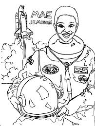 Mae Jemison Coloring Pages Black History Month Crafts Black History Activities Black History Month Preschool